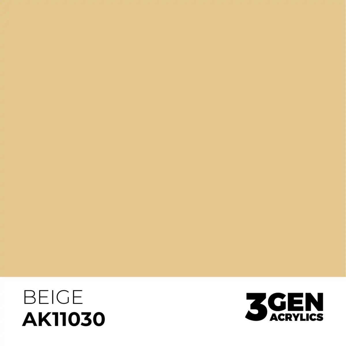 AK Interactive 11030, 17 ml. 3GEN Beige maket boyası - Görsel 2