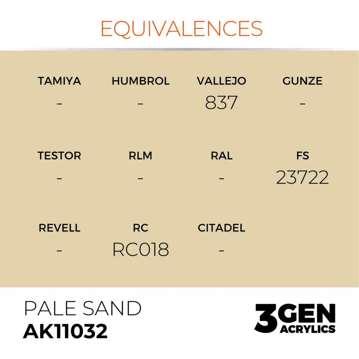 AK Interactive 11032, 17 ml. 3GEN Pale Sand maket boyası - Görsel 3
