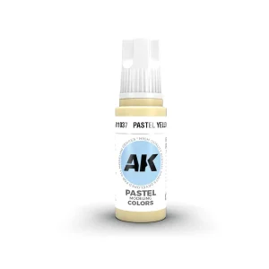 AK Interactive 11037, 17 ml. 3GEN Pastel Yellow maket boyası