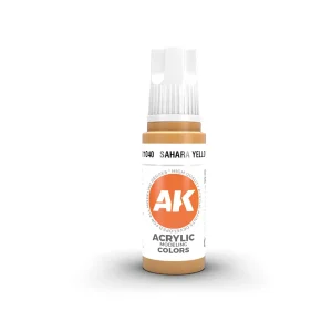 AK Interactive 11040, 17 ml. 3GEN Sahara Yellow maket boyası