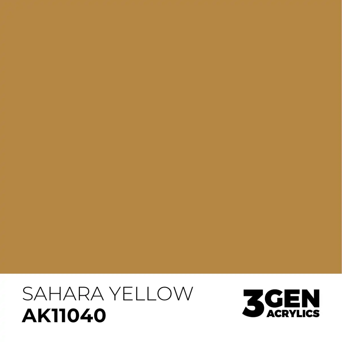 AK Interactive 11040, 17 ml. 3GEN Sahara Yellow maket boyası - Görsel 2