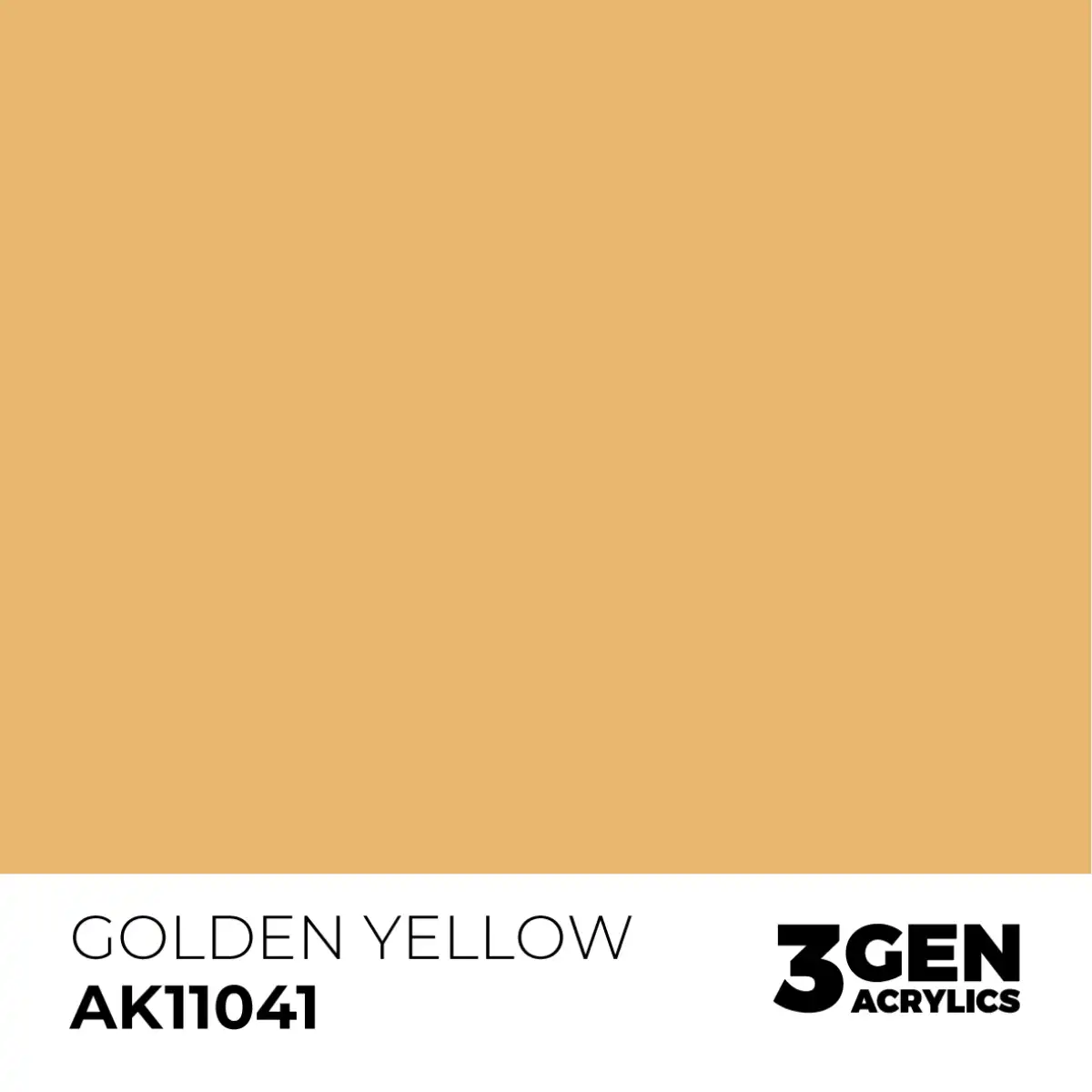 AK Interactive 11041, 17 ml. 3GEN Golden Yellow maket boyası - Görsel 2