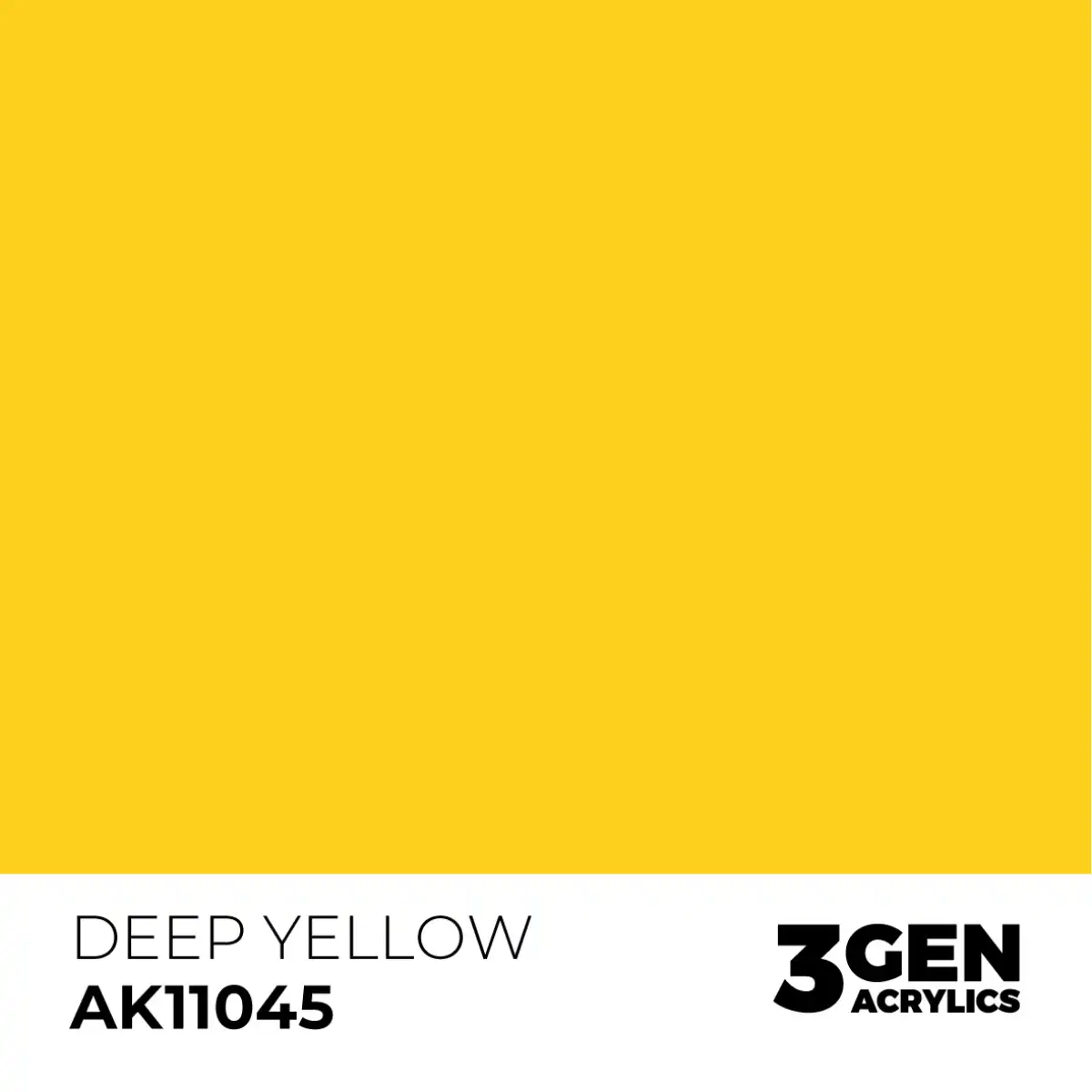 AK Interactive 11045, 17 ml. 3GEN Deep Yellow maket boyası - Görsel 2
