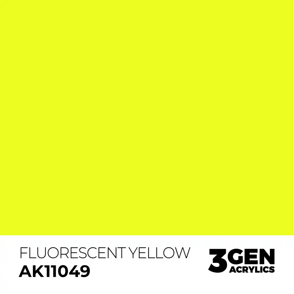 AK Interactive 11049, 17 ml. 3GEN Fluorescent Yellow maket boyası - Görsel 2
