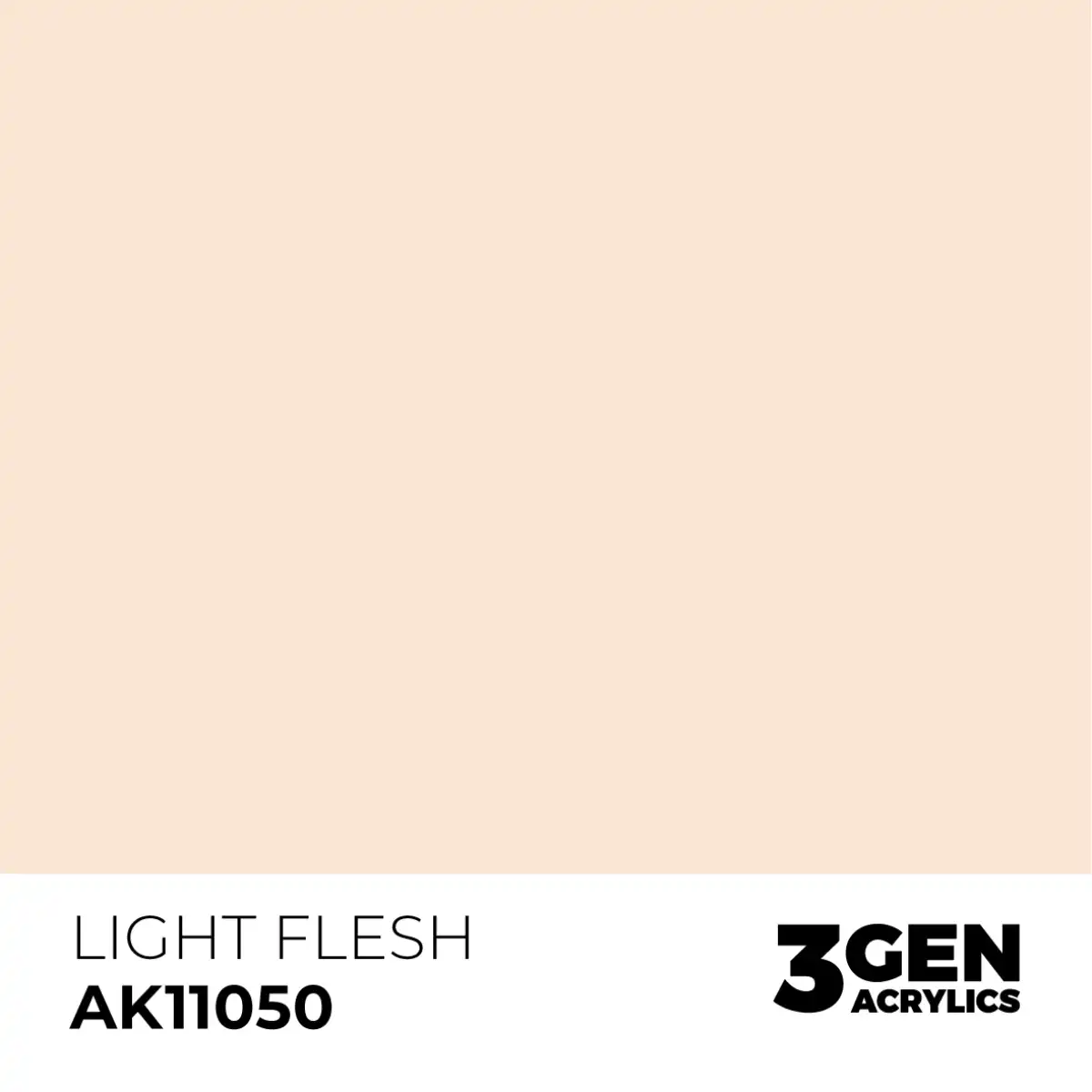 AK Interactive 11050, 17 ml. 3GEN Light Flesh maket boyası - Görsel 2
