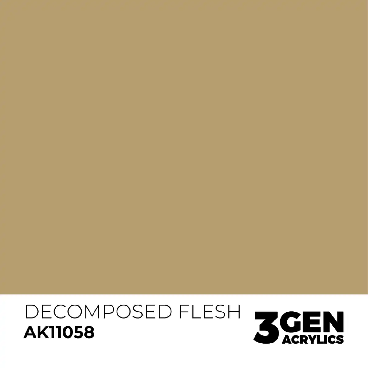 AK Interactive 11058, 17 ml. 3GEN Decomposed Flesh maket boyası - Görsel 2