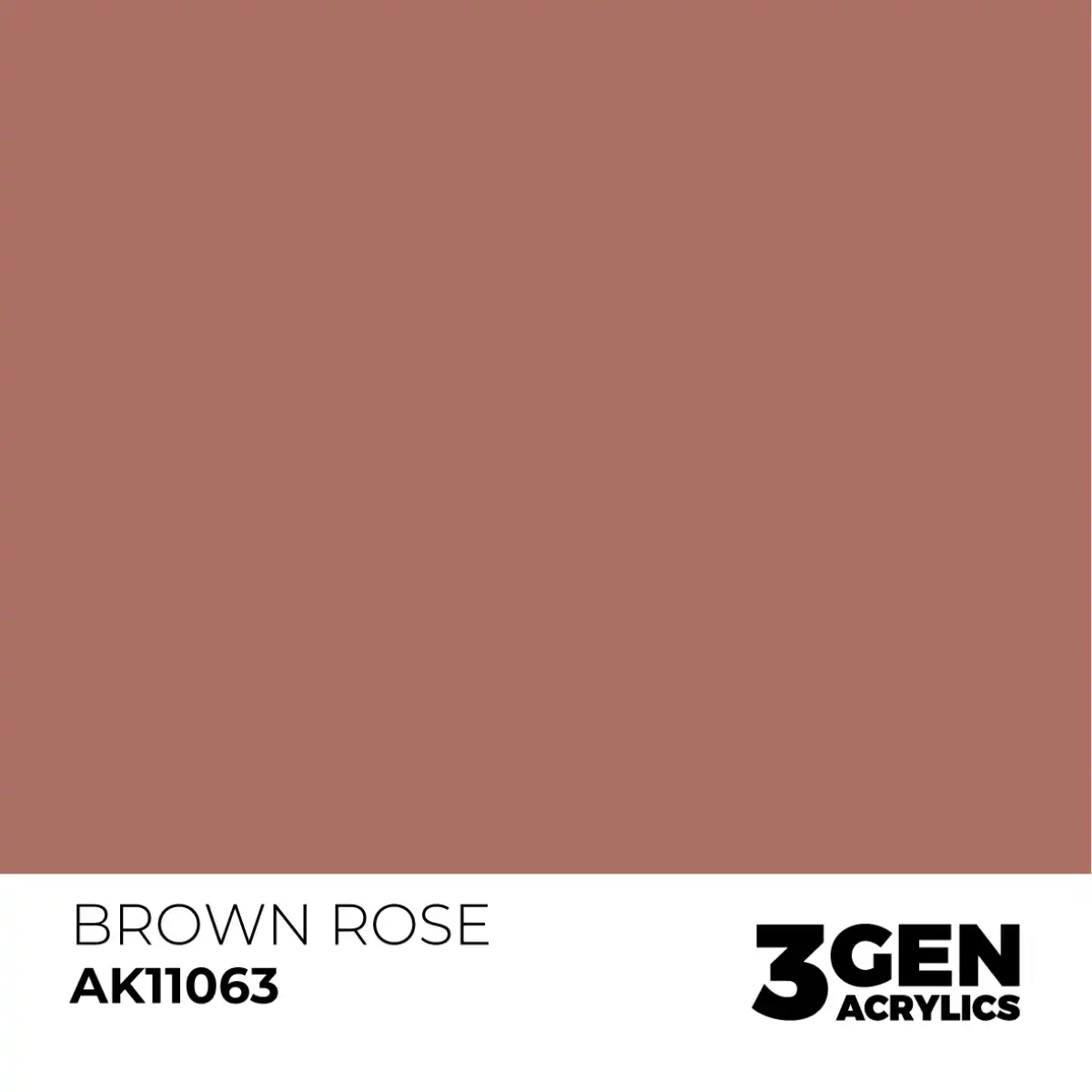 AK Interactive 11063, 17 ml. 3GEN Brown Rose maket boyası - Görsel 2
