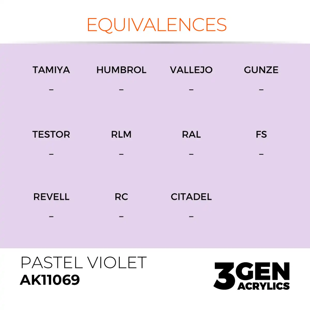 AK Interactive 11069, 17 ml. 3GEN Pastel Violet maket boyası - Görsel 3