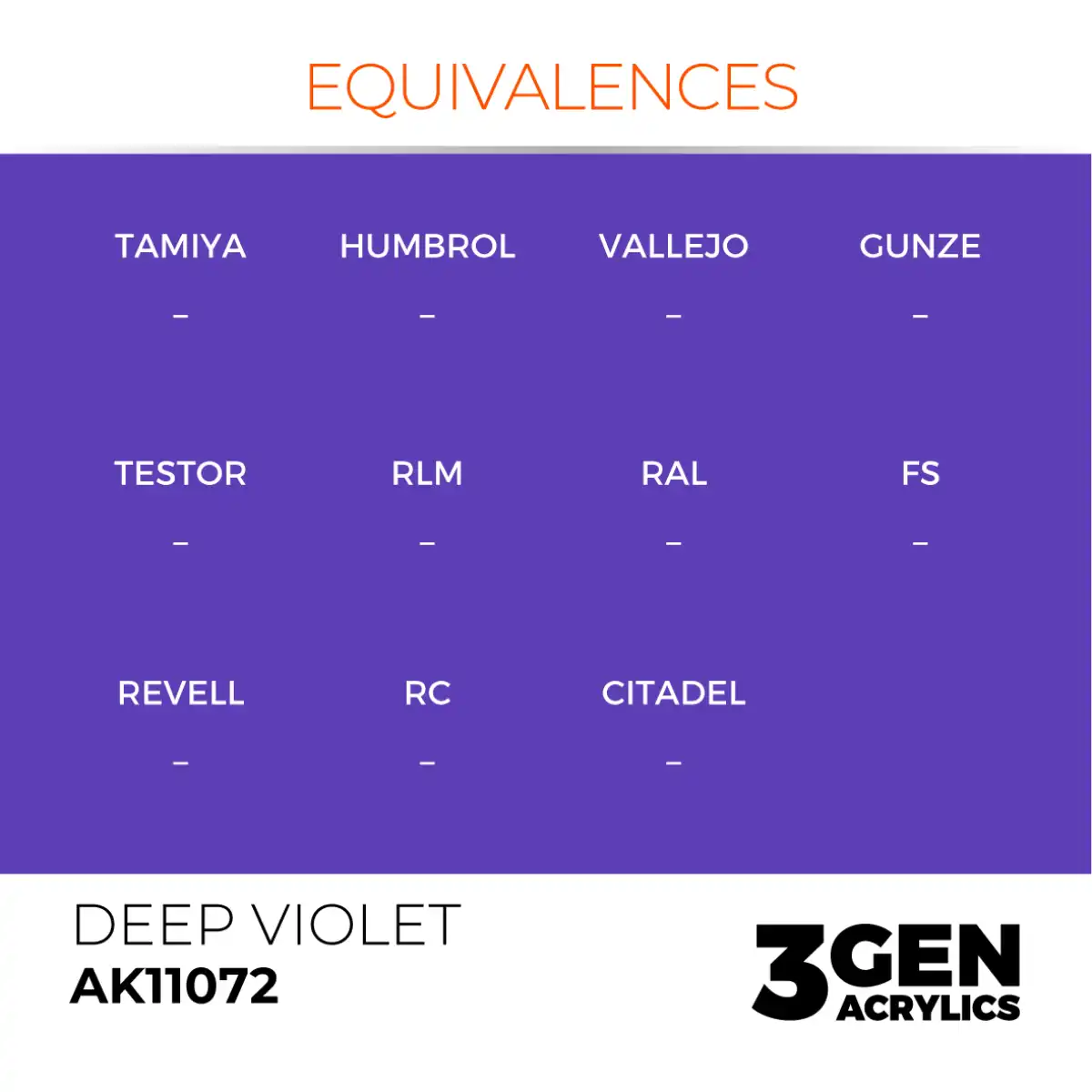 AK Interactive 11072, 17 ml. 3GEN Deep Violet maket boyası - Görsel 3