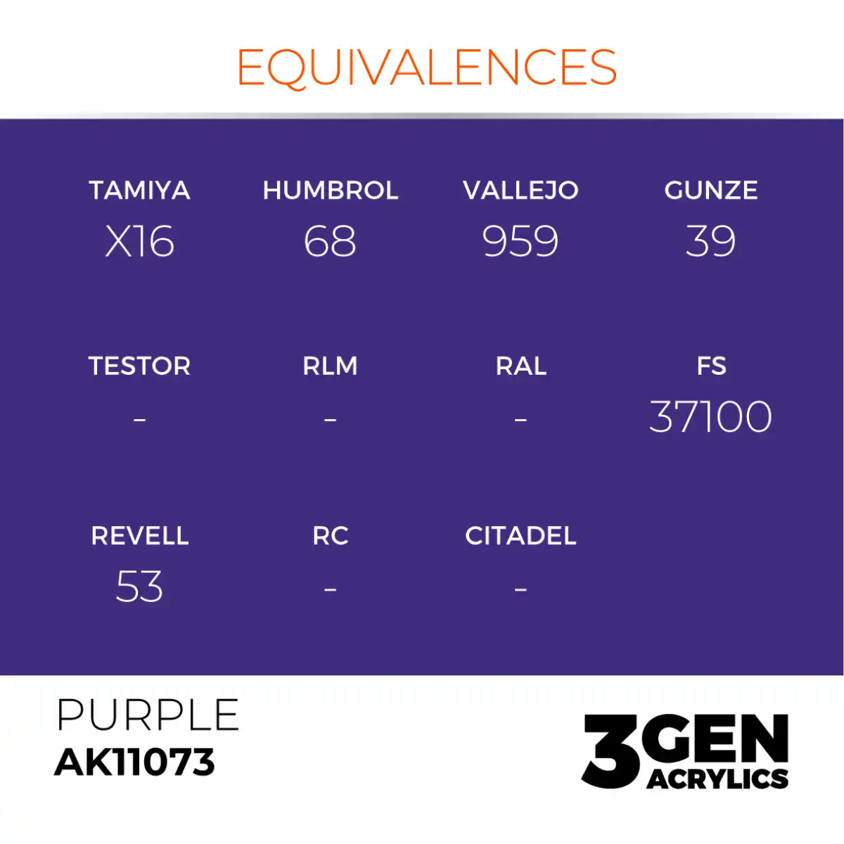 AK Interactive 11073, 17 ml. 3GEN Purple maket boyası - Görsel 3