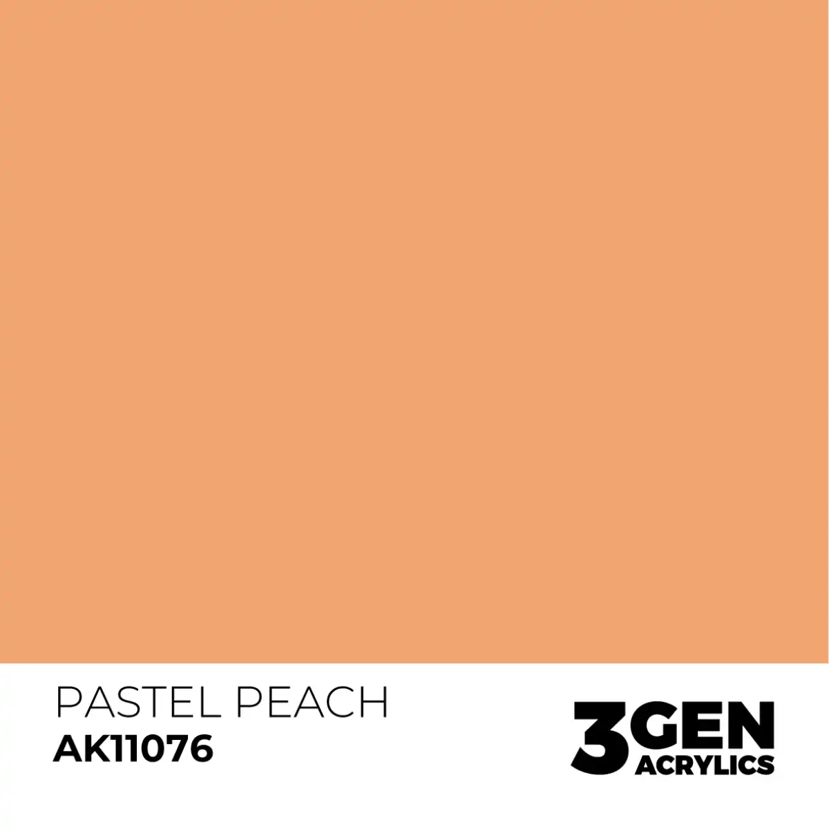 AK Interactive 11076, 17 ml. 3GEN Pastel Peach maket boyası - Görsel 2