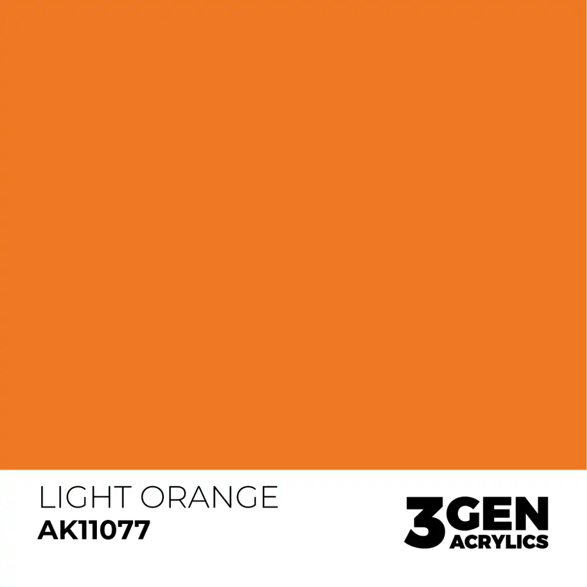 AK Interactive 11077, 17 ml. 3GEN Light Orange maket boyası - Görsel 2