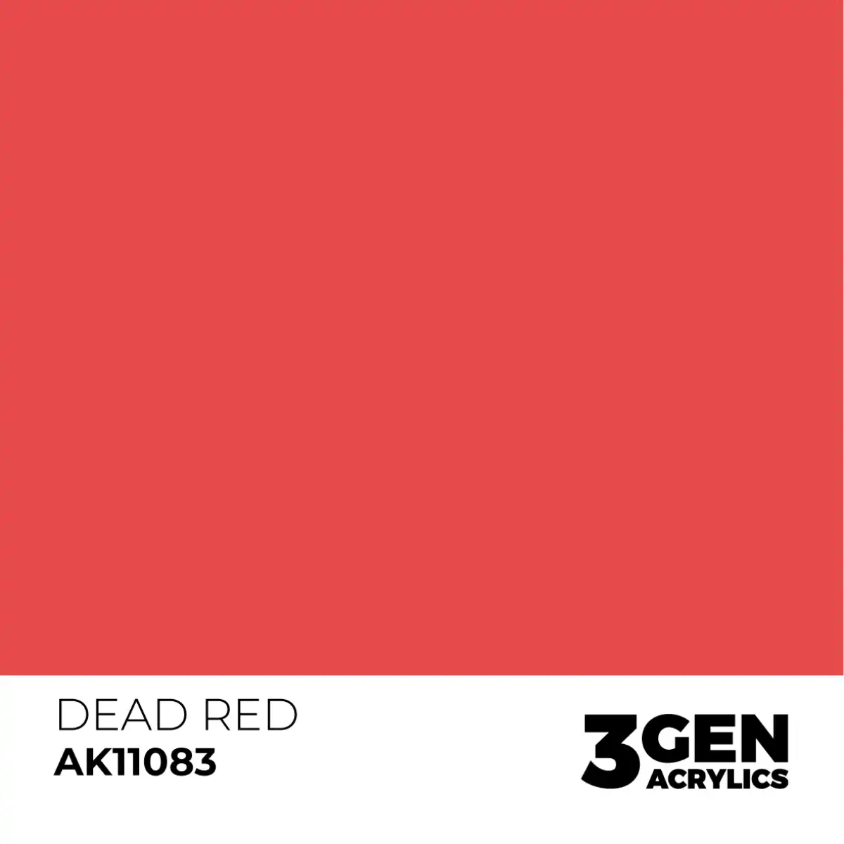 AK Interactive 11083, 17 ml. 3GEN Dead Red maket boyası - Görsel 2