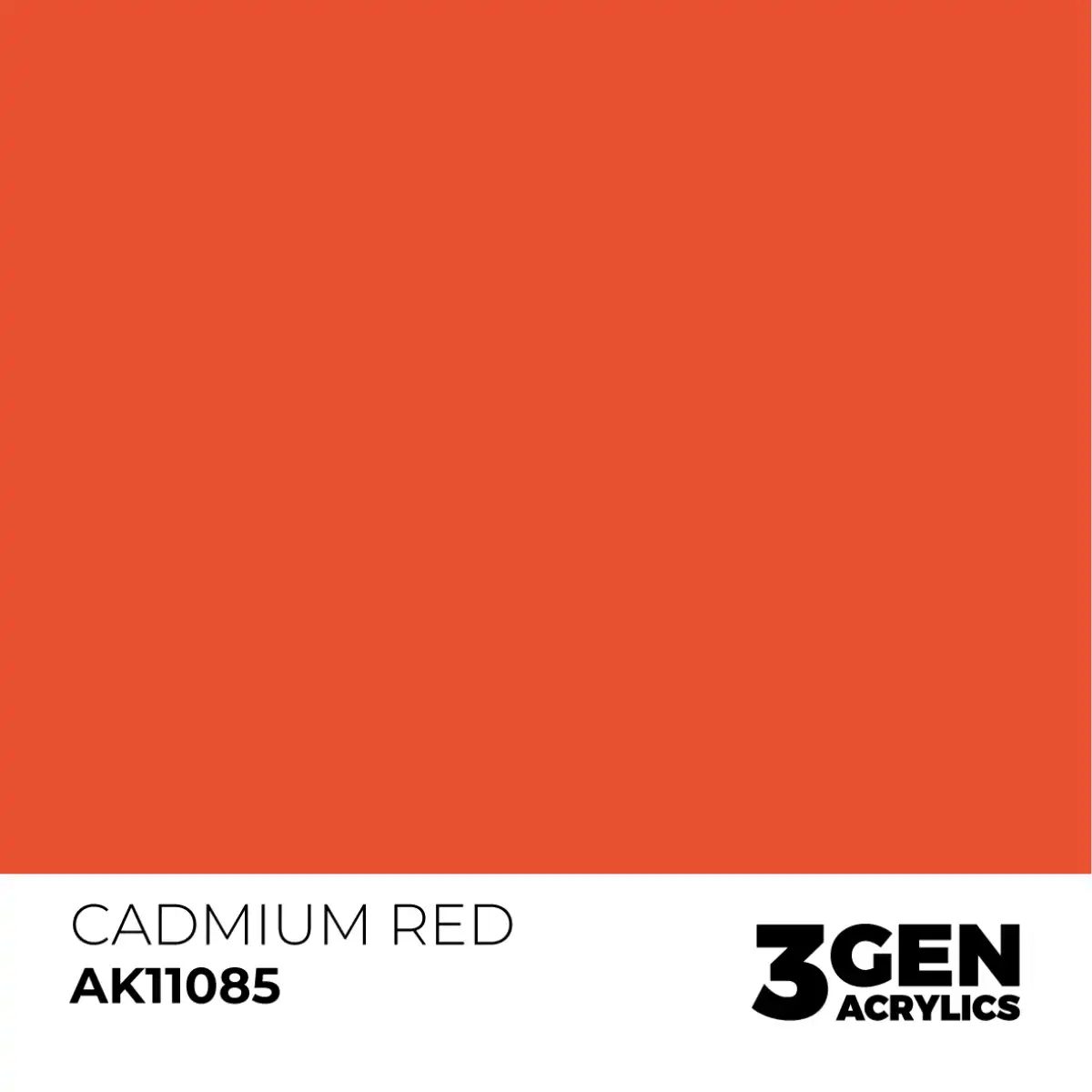 AK Interactive 11085, 17 ml. 3GEN Cadmium Red maket boyası - Görsel 2