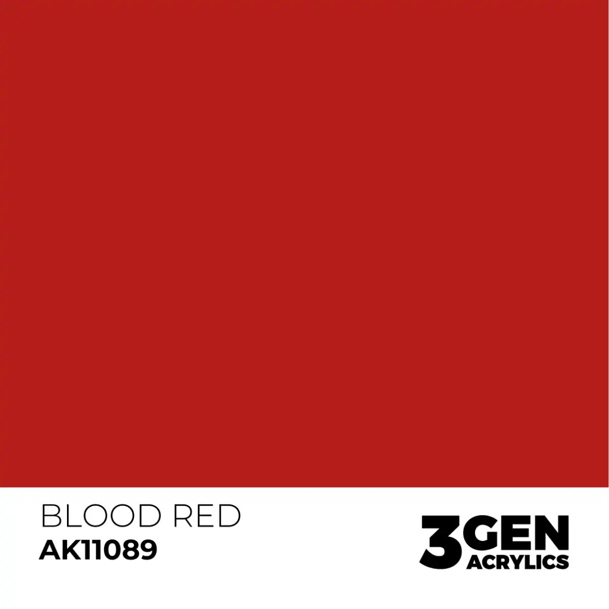 AK Interactive 11089, 17 ml. 3GEN Blood Red maket boyası - Görsel 2