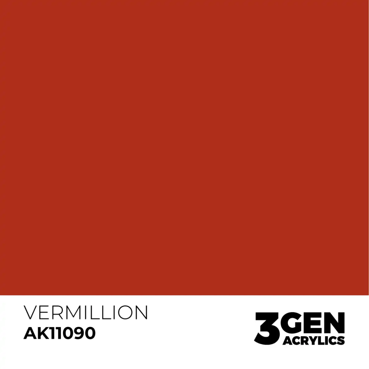 AK Interactive 11090, 17 ml. 3GEN Vermillion maket boyası - Görsel 2