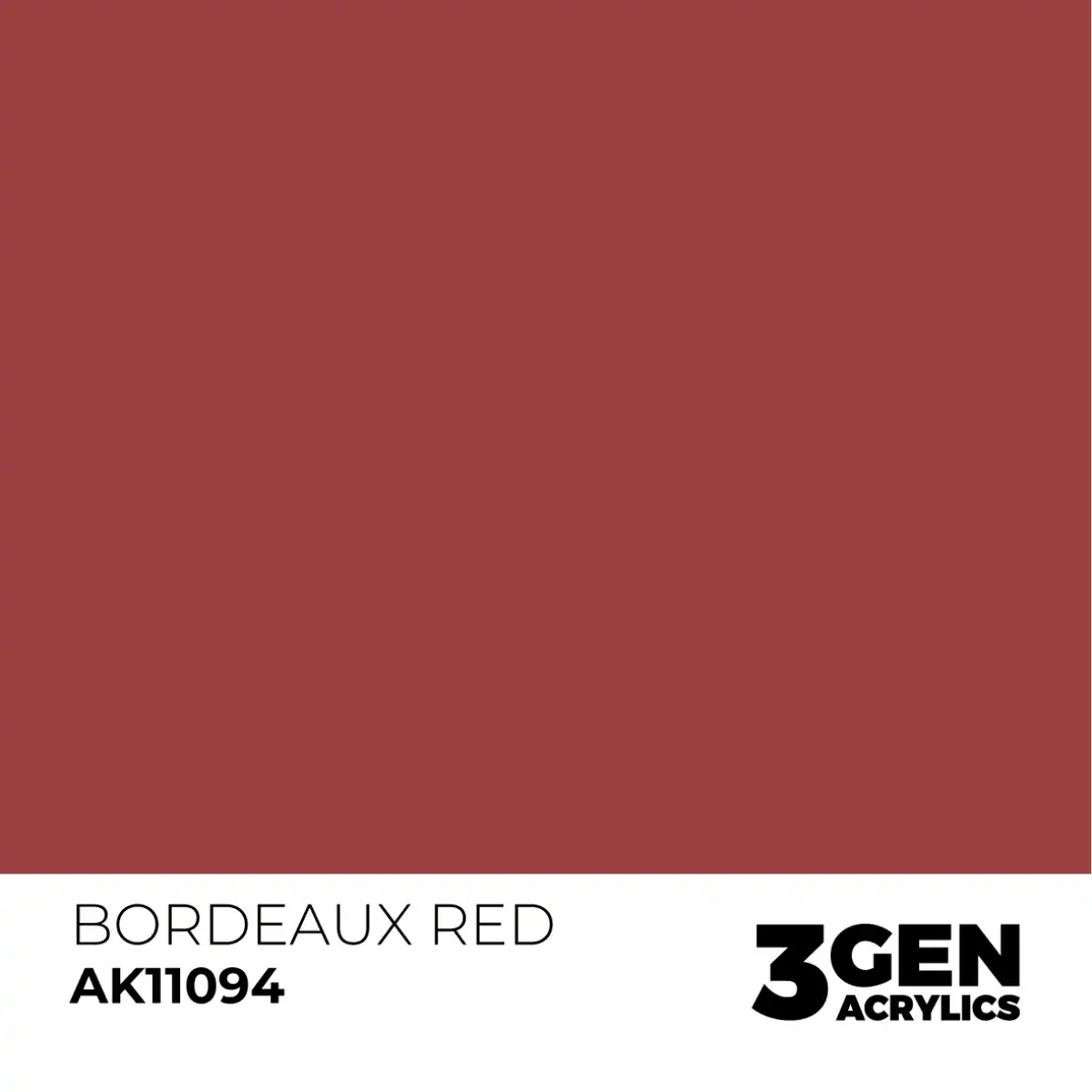AK Interactive 11094, 17 ml. 3GEN Bordeaux Red maket boyası - Görsel 2