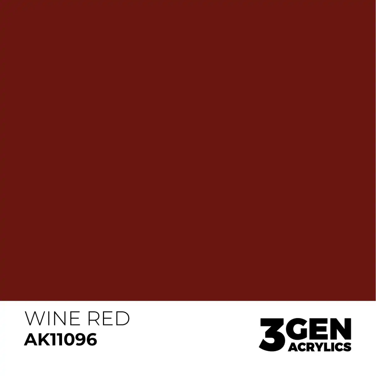 AK Interactive 11096, 17 ml. 3GEN Wine Red maket boyası - Görsel 2