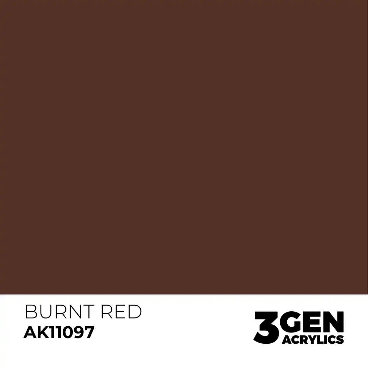 AK Interactive 11097, 17 ml. 3GEN Burnt Red maket boyası - Görsel 2