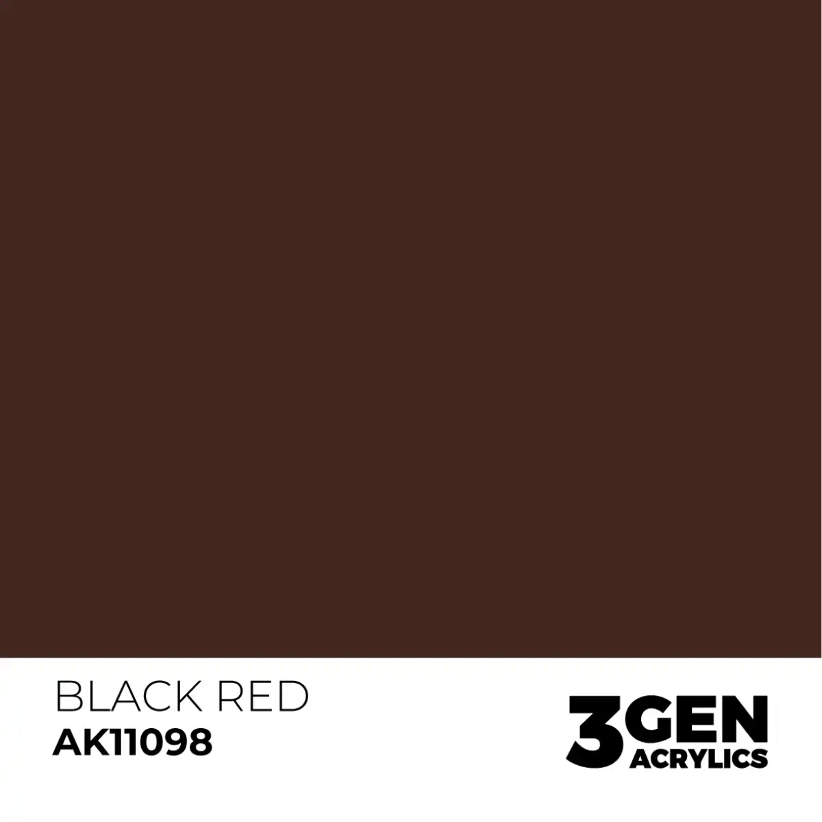 AK Interactive 11098, 17 ml. 3GEN Black Red maket boyası - Görsel 2