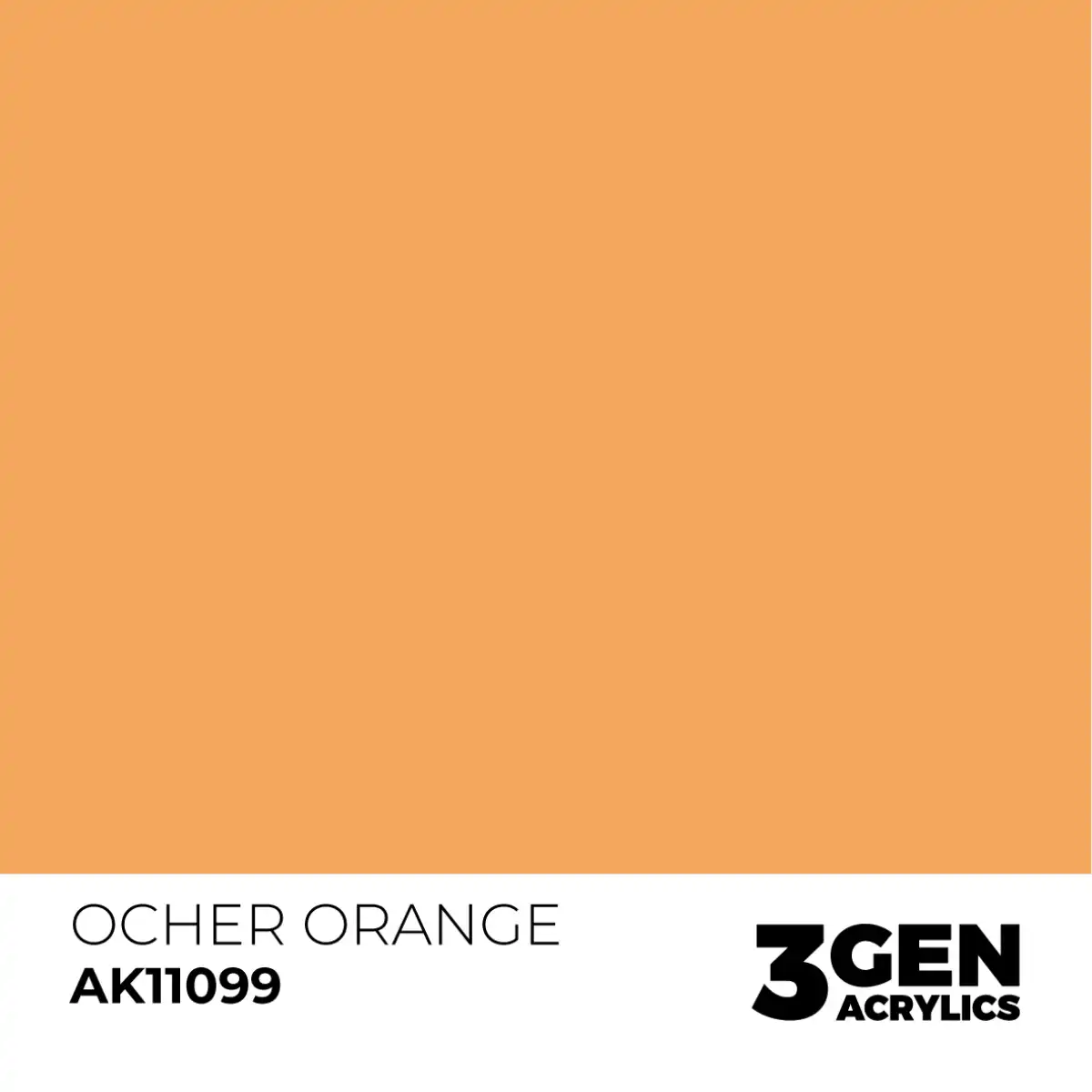 AK Interactive 11099, 17 ml. 3GEN Ocher Orange maket boyası - Görsel 2