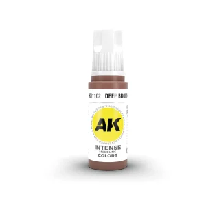 AK Interactive 11102, 17 ml. 3GEN Deep Brown maket boyası