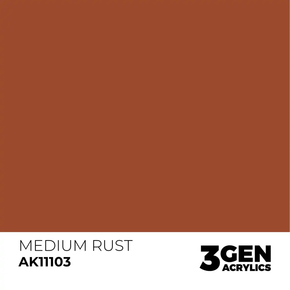 AK Interactive 11103, 17 ml. 3GEN Medium Rust maket boyası - Görsel 2