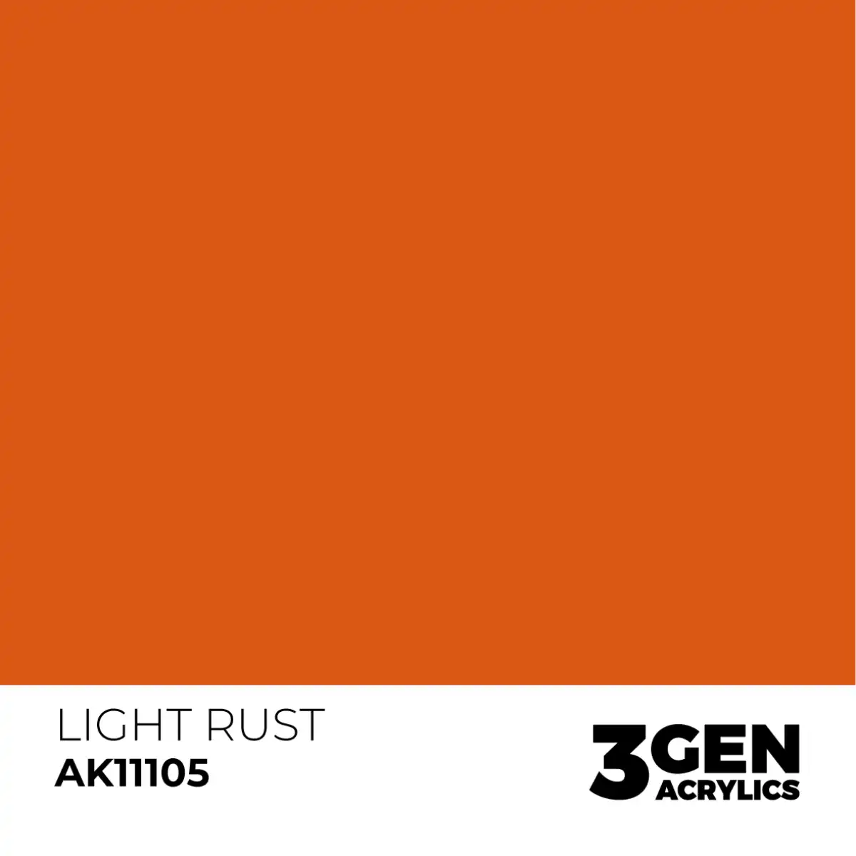 AK Interactive 11105, 17 ml. 3GEN Light Rust maket boyası - Görsel 2