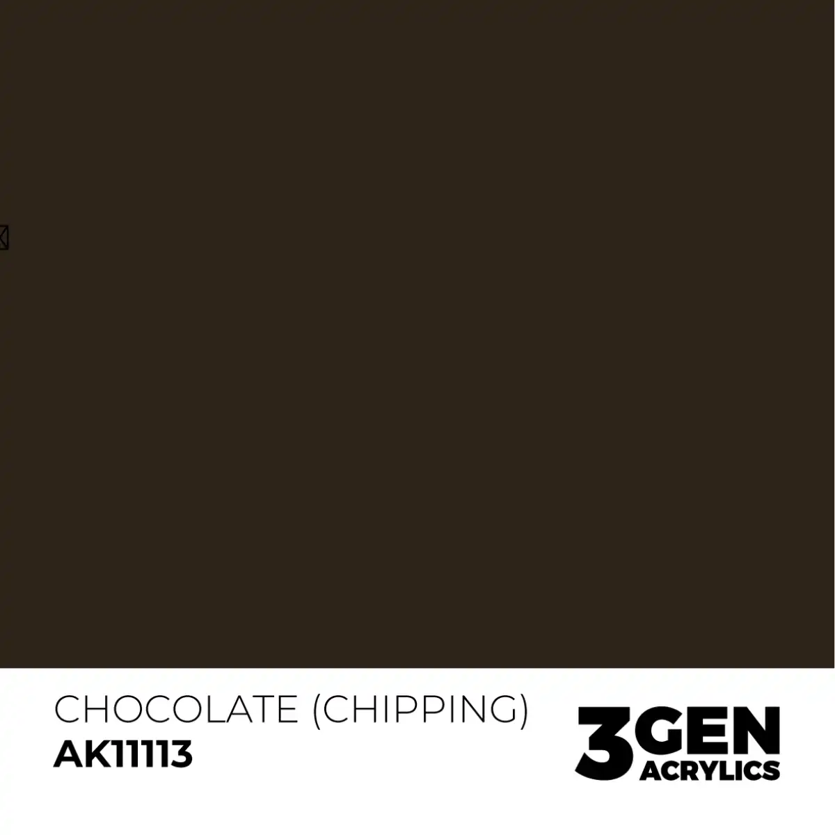 AK Interactive 11113, 17 ml. 3GEN Chocolate (Chipping) maket boyası - Görsel 2