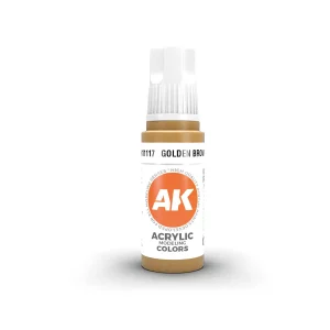 AK Interactive 11117, 17 ml. 3GEN Golden Brown maket boyası