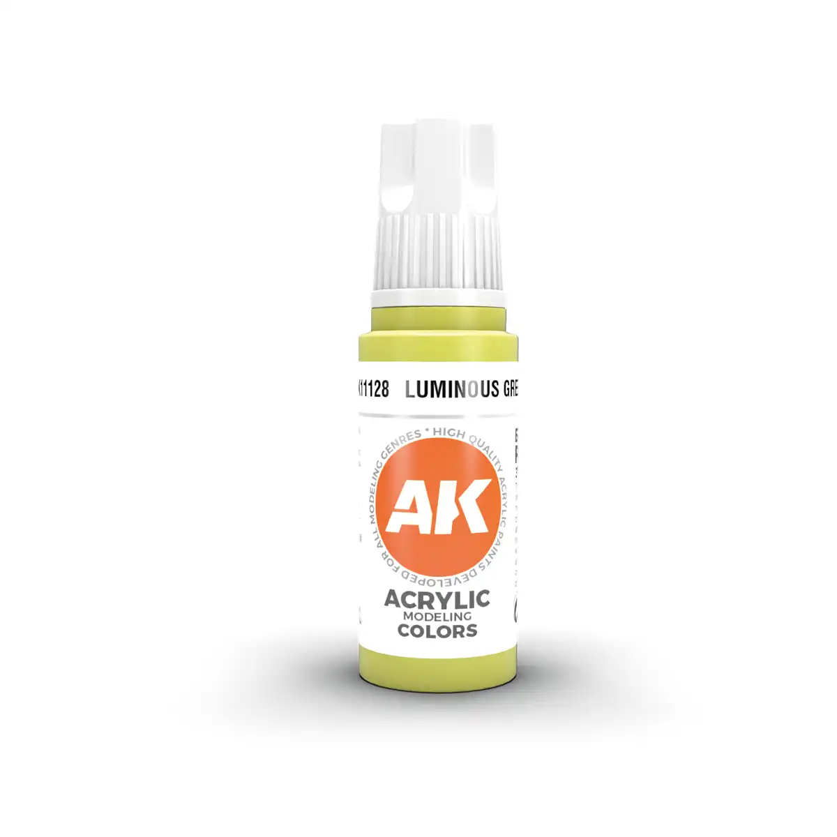 AK Interactive 11128, 17 ml. 3GEN Luminous Green maket boyası