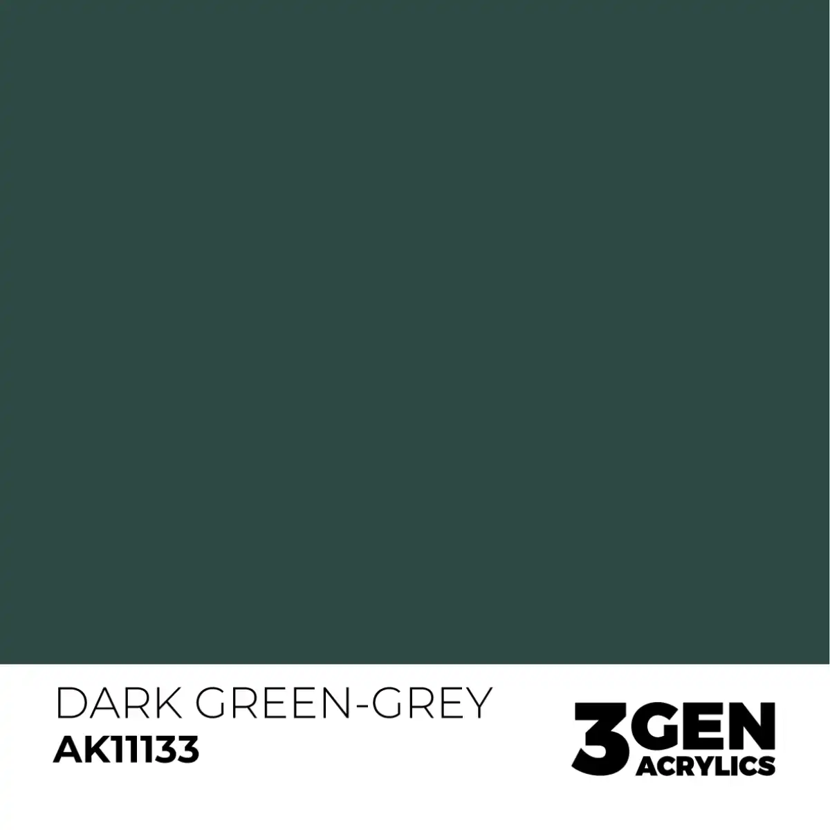 AK Interactive 11133, 17 ml. 3GEN Dark Green-Grey maket boyası - Görsel 2