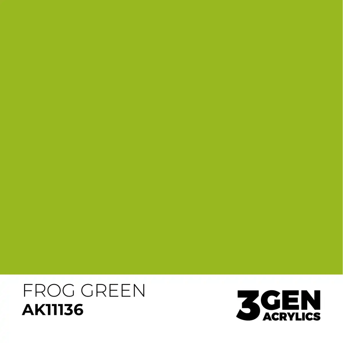 AK Interactive 11136, 17 ml. 3GEN Frog Green maket boyası - Görsel 2