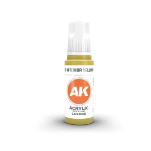 AK Interactive 11138, 17 ml. 3GEN Interior Yellow Green maket boyası