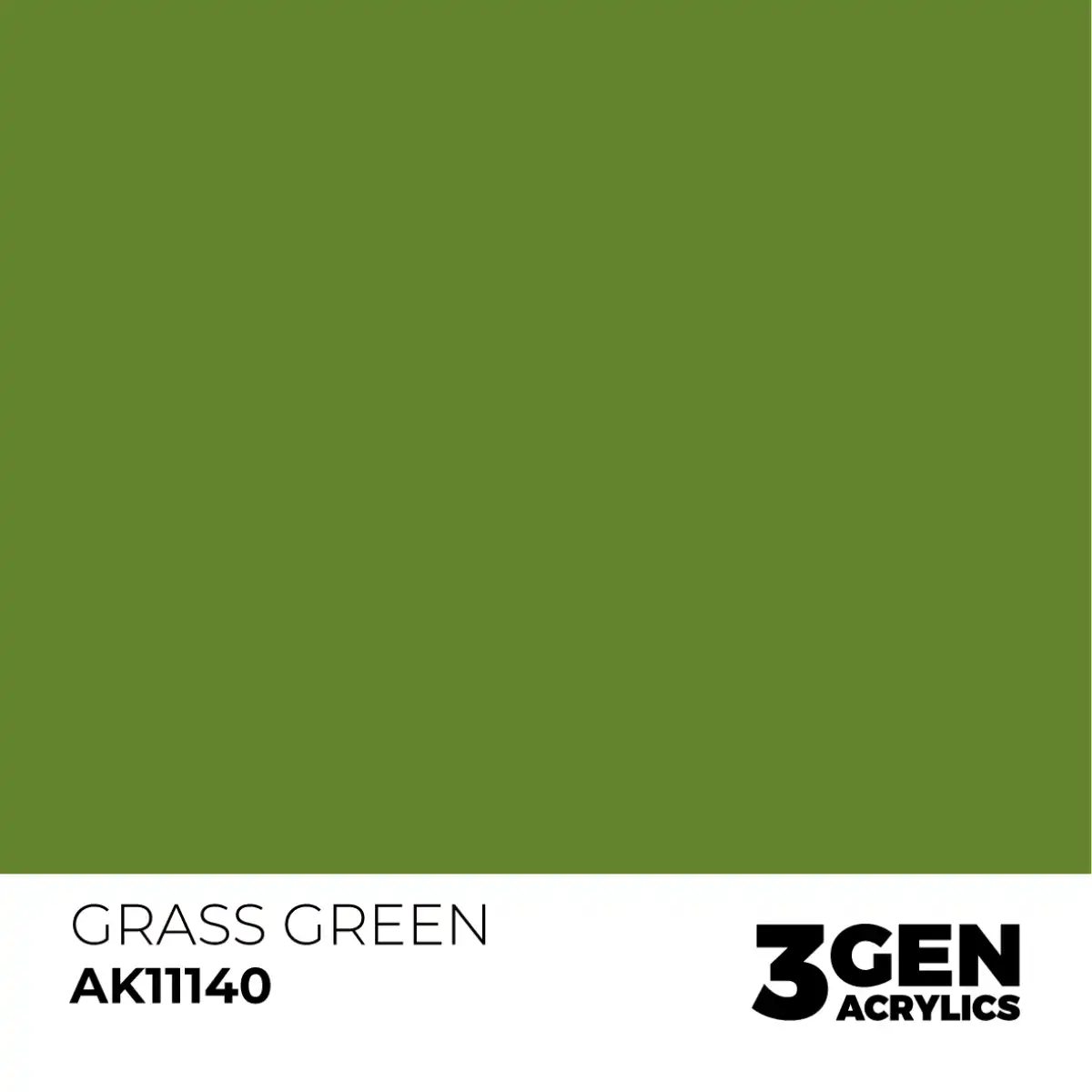AK Interactive 11140, 17 ml. 3GEN Grass Green maket boyası - Görsel 2