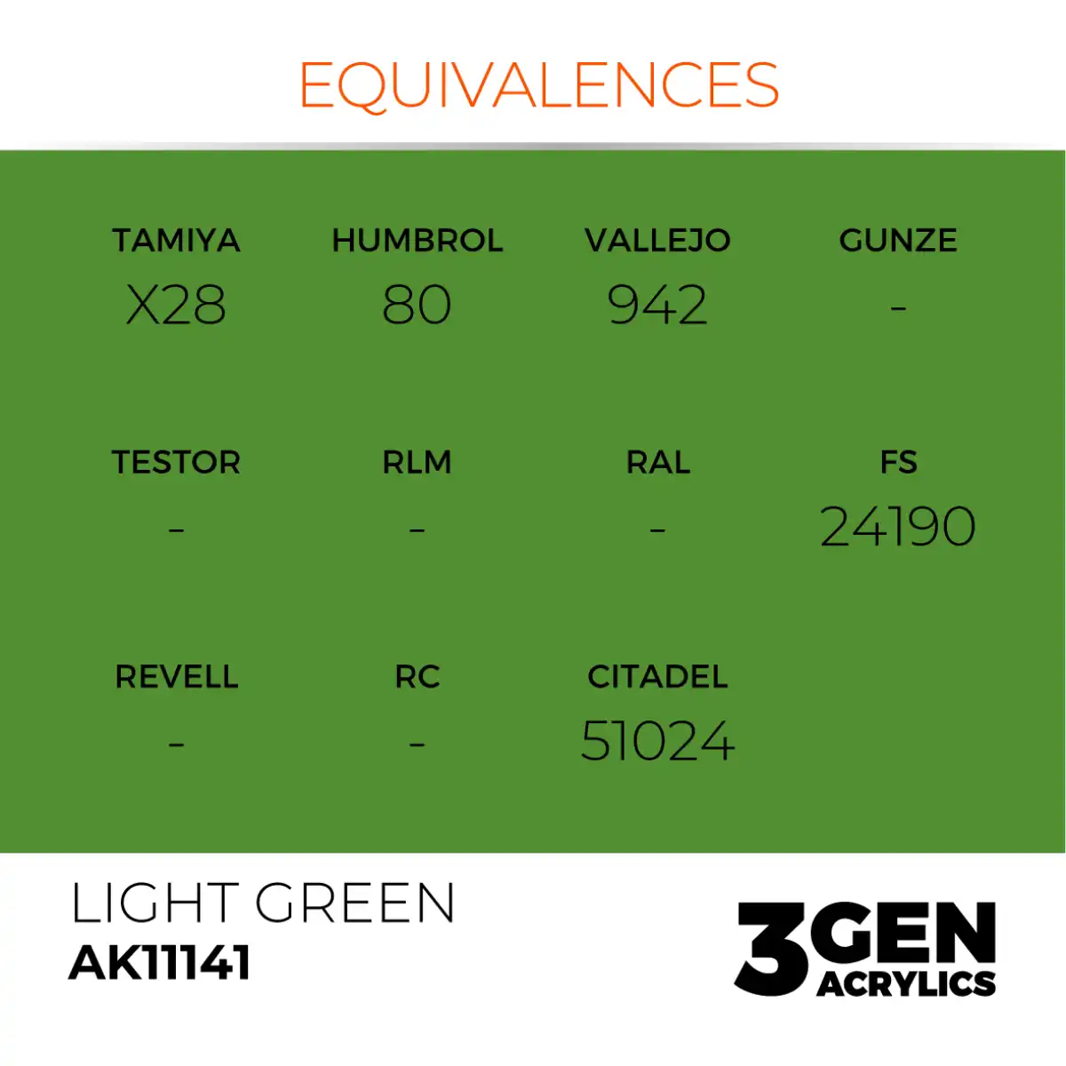 AK Interactive 11141, 17 ml. 3GEN Light Green maket boyası - Görsel 3