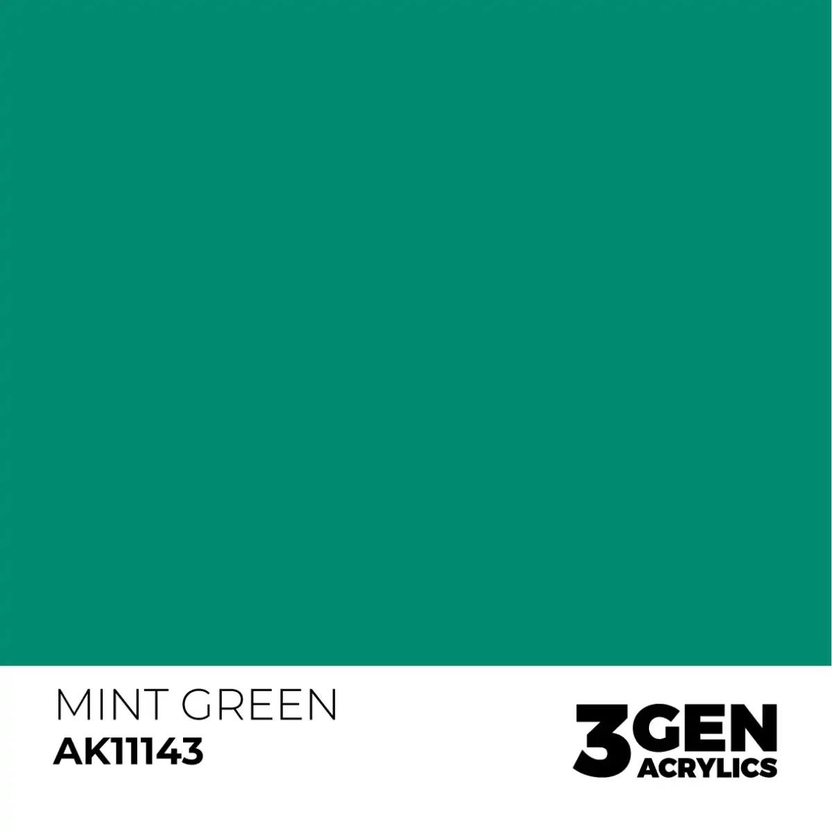 AK Interactive 11143, 17 ml. 3GEN Mint Green maket boyası - Görsel 2