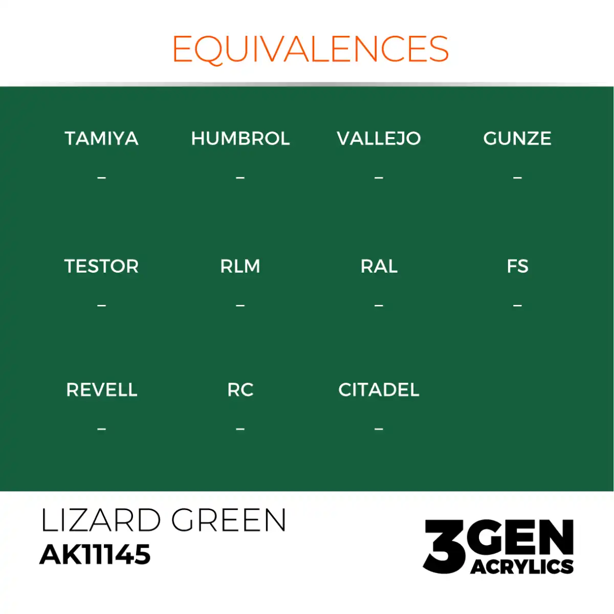 AK Interactive 11145, 17 ml. 3GEN Lizard Green maket boyası - Görsel 3