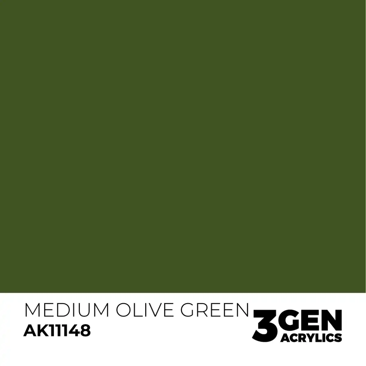 AK Interactive 11148, 17 ml. 3GEN Medium Olive Green maket boyası - Görsel 2