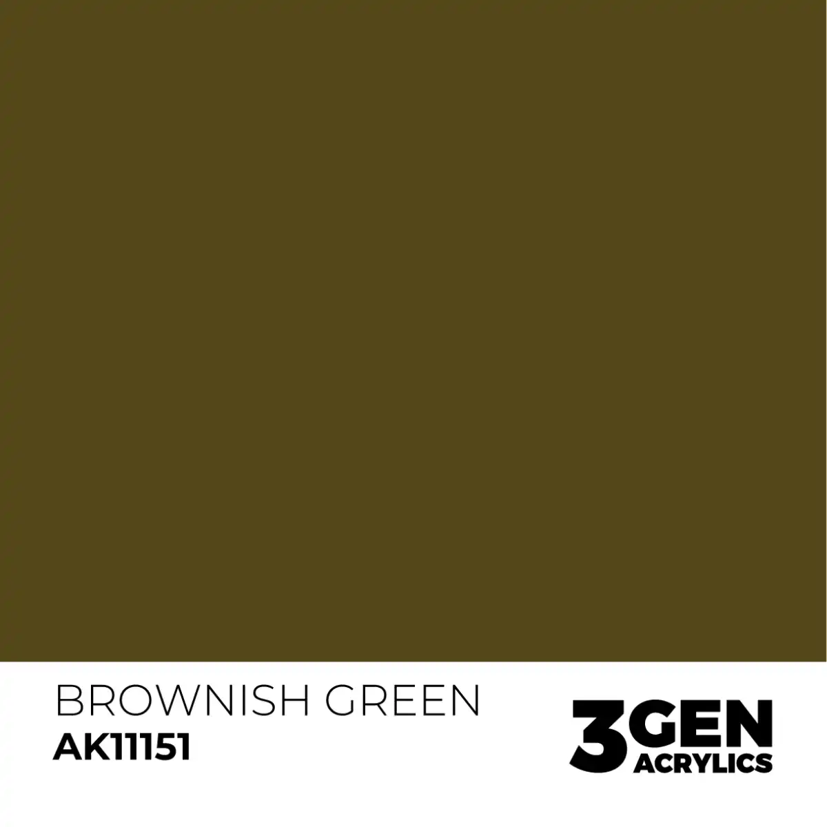 AK Interactive 11151, 17 ml. 3GEN Brownish Green maket boyası - Görsel 2