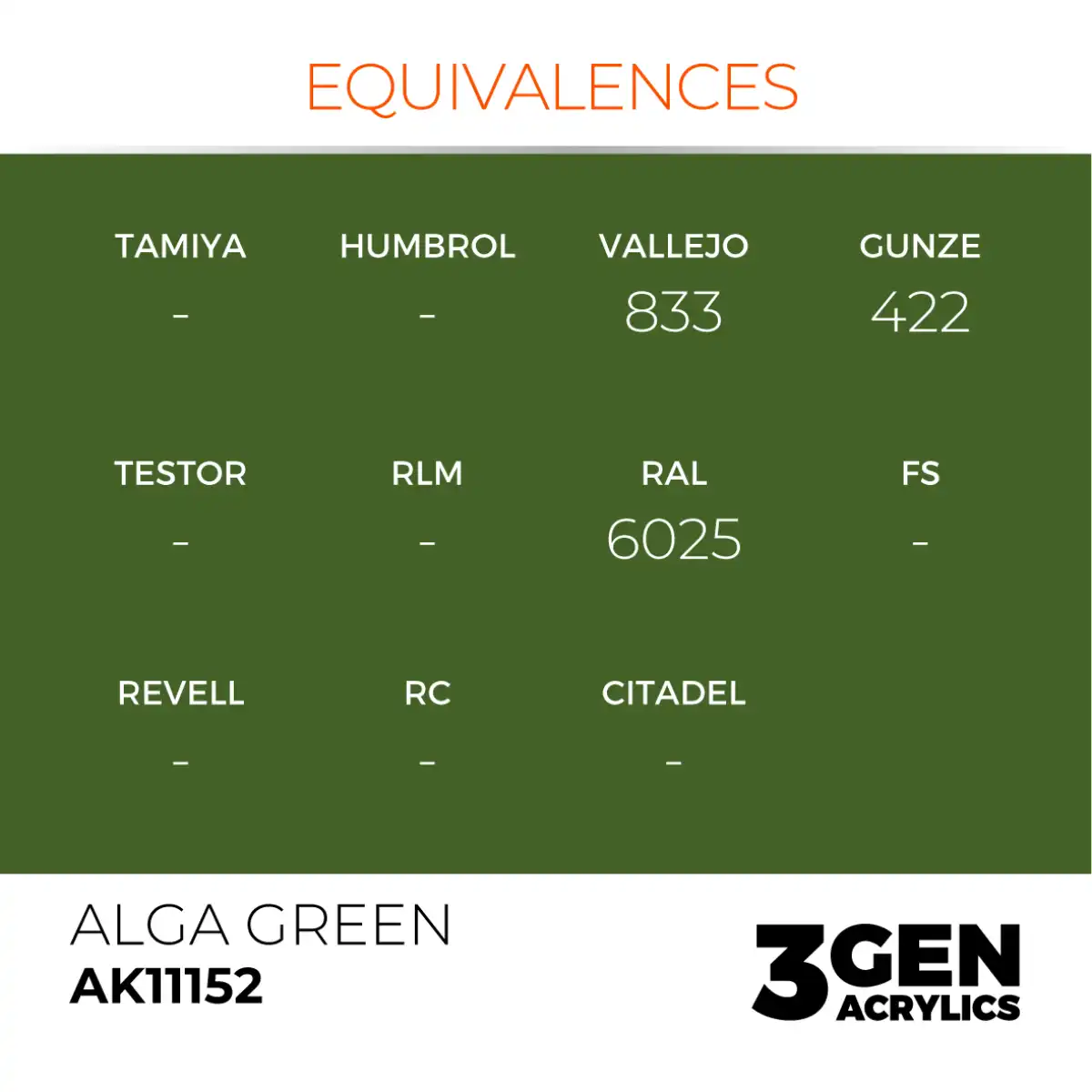 AK Interactive 11152, 17 ml. 3GEN Alga Green maket boyası - Görsel 3