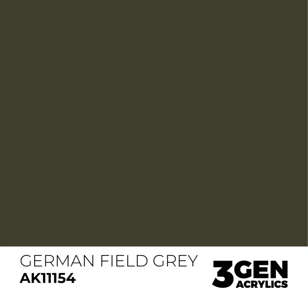 AK Interactive 11154, 17 ml. 3GEN German Field Grey maket boyası - Görsel 2