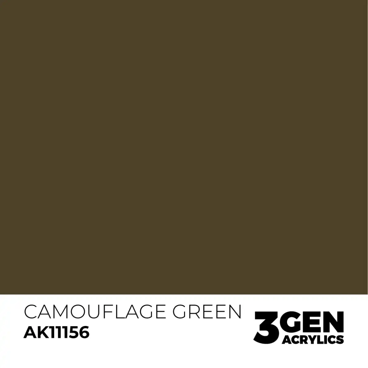 AK Interactive 11156, 17 ml. 3GEN Camouflage Green maket boyası - Görsel 2