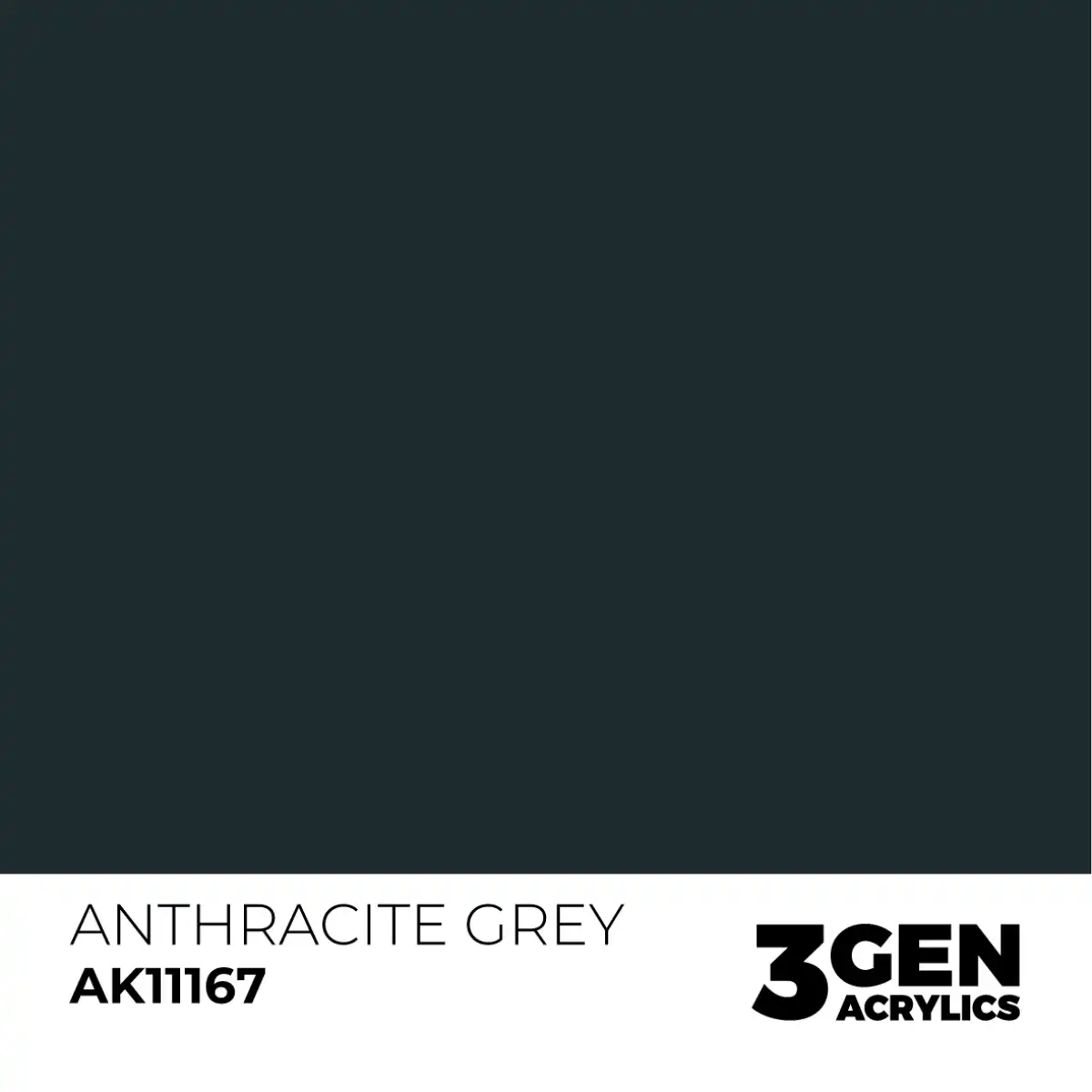 AK Interactive 11167, 17 ml. 3GEN Anthracite Grey maket boyası - Görsel 2