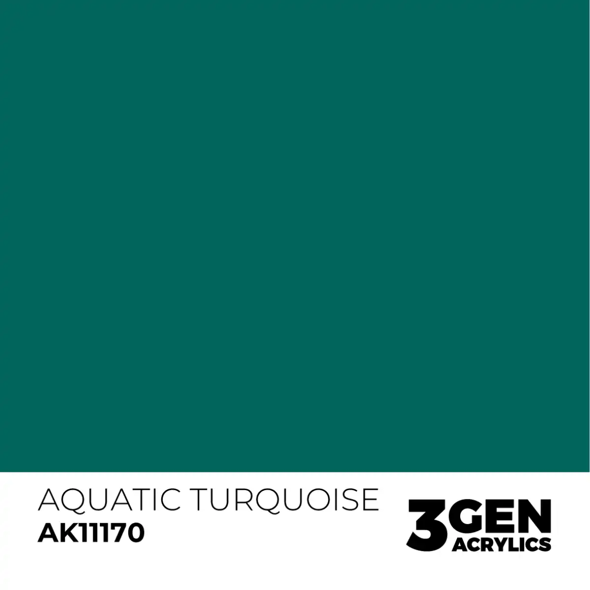 AK Interactive 11170, 17 ml. 3GEN Aquatic Turquoise maket boyası - Görsel 2