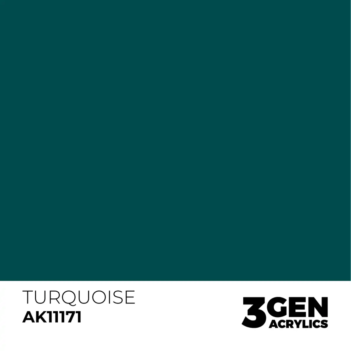 AK Interactive 11171, 17 ml. 3GEN Turquoise maket boyası - Görsel 2