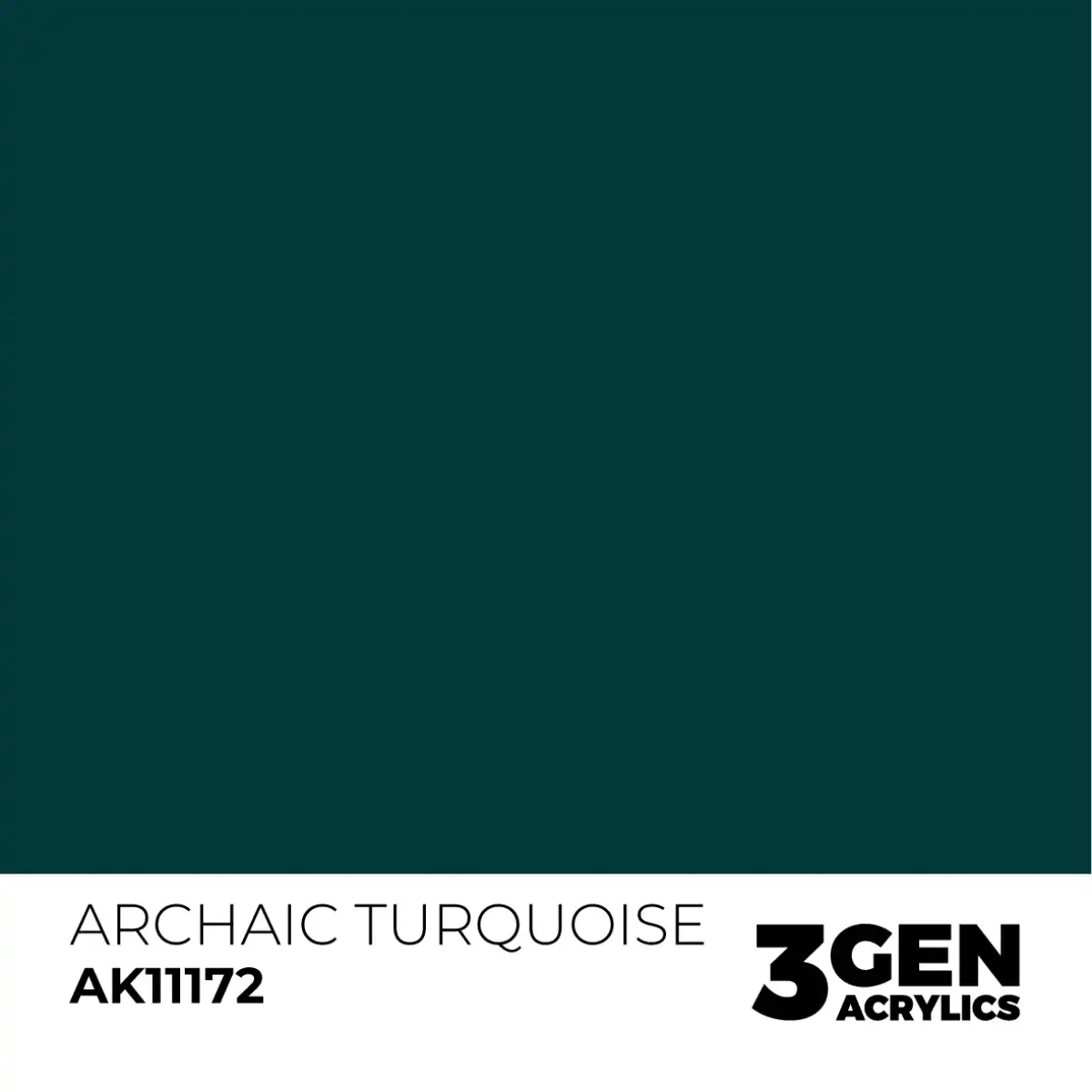AK Interactive 11172, 17 ml. 3GEN Archaic Turquoise maket boyası - Görsel 2