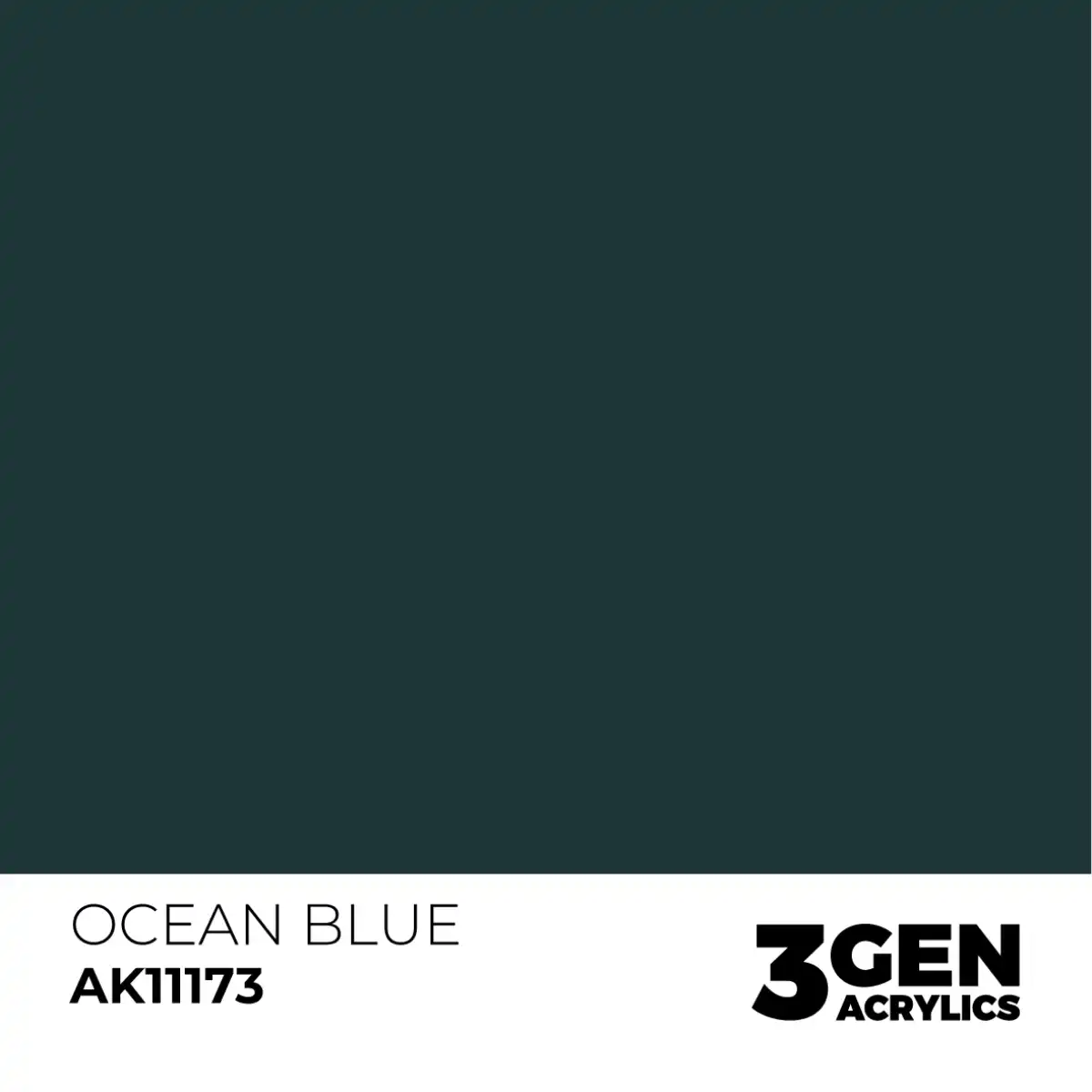 AK Interactive 11173, 17 ml. 3GEN Ocean Blue maket boyası - Görsel 2