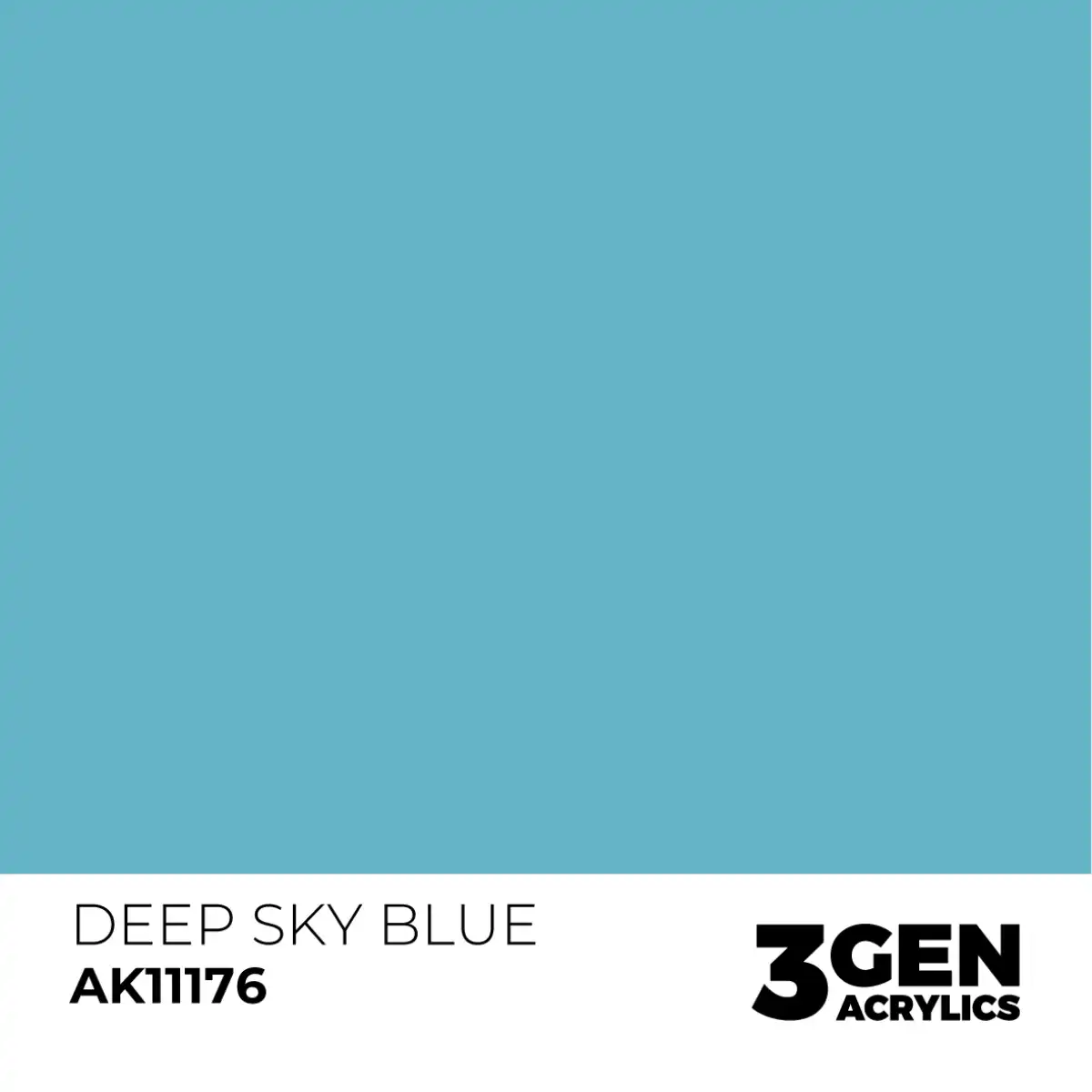 AK Interactive 11176, 17 ml. 3GEN Deep Sky Blue maket boyası - Görsel 2