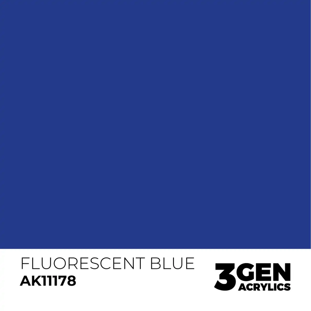 AK Interactive 11178, 17 ml. 3GEN Fluorescent Blue maket boyası - Görsel 2